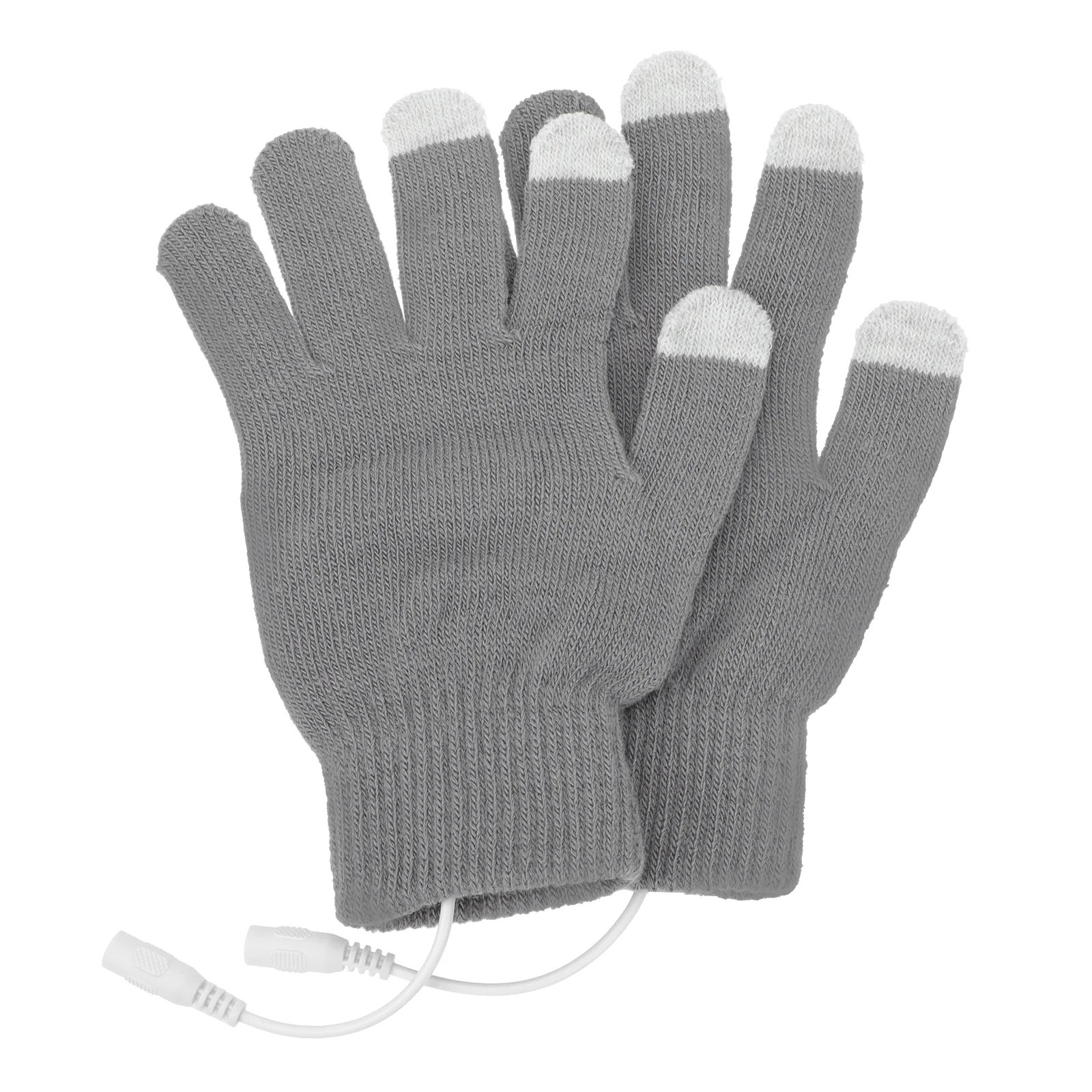 Heating Gloves Winter Outdoor Adults Knitted Unisex USB Warm Womens Touch Screen Heated Mitten Electro-thermal