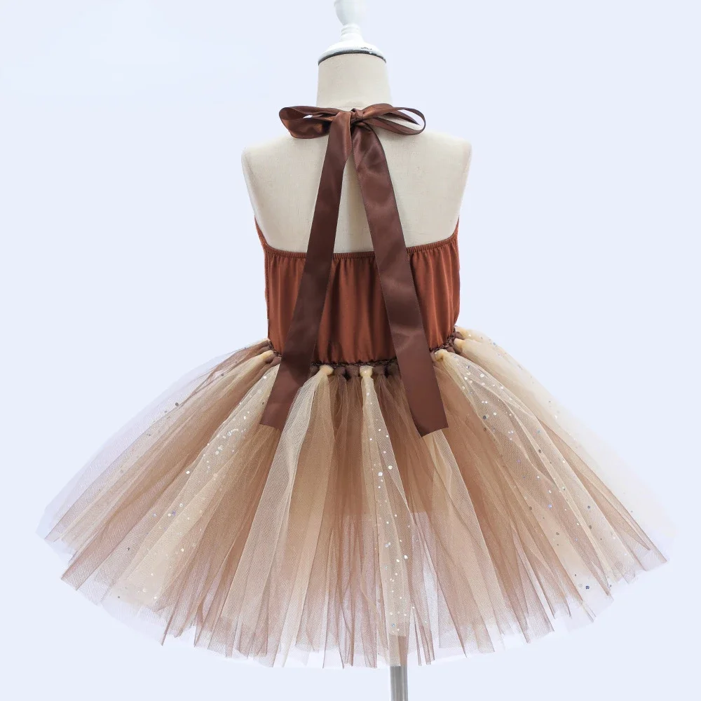 Tier Affe Kinder Mesh Tutu Kleid Kindertag Cosplay Kostüme Mädchen Leistung Tanz kostüme