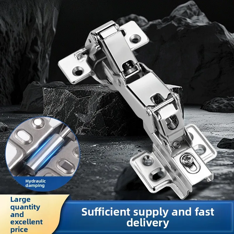 180° Two-Stage Force Cabinet Hinges, Large Angle Soft Close Damping Wardrobe Corner Hinges