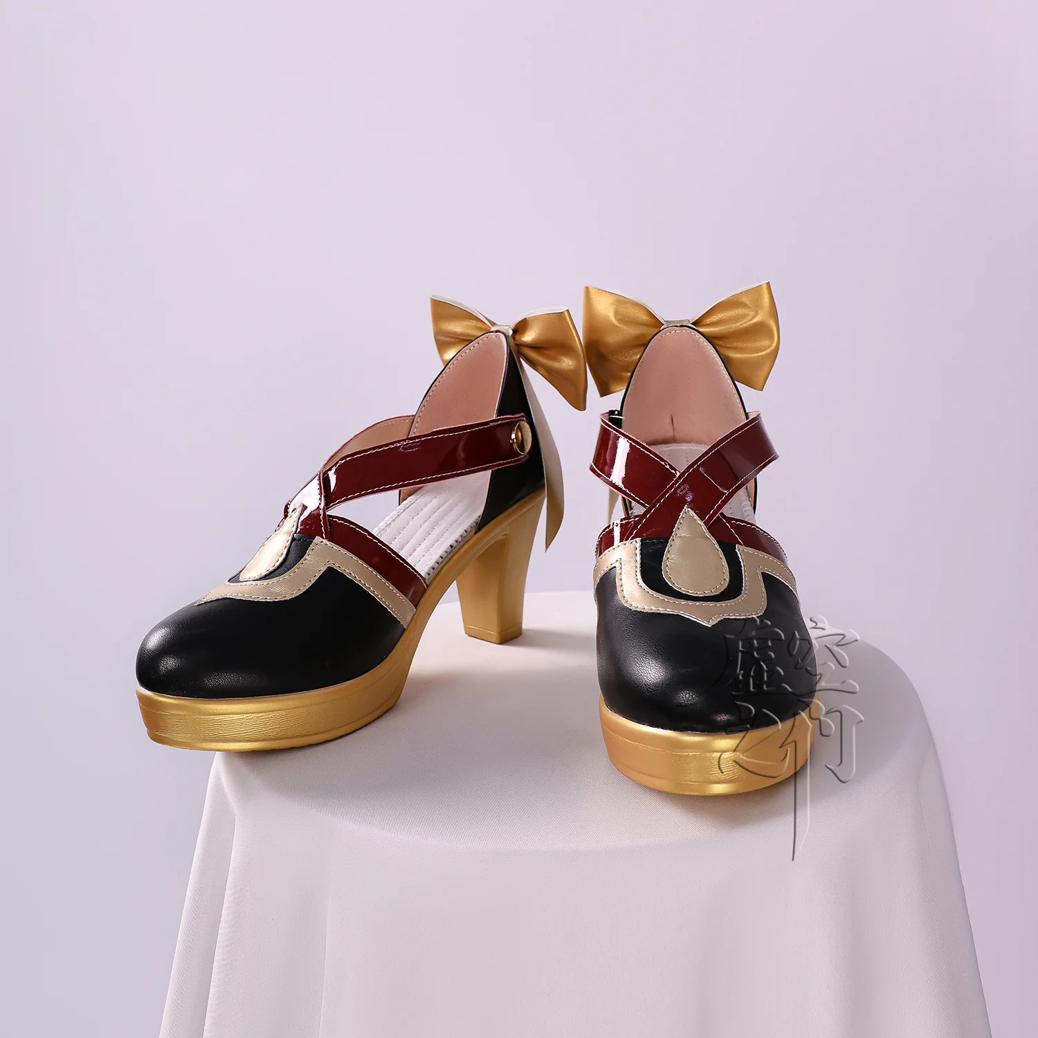 게임 Genshin Impact Sandrone 코스프레 신발 Sandrone 코스프레 부츠 할로윈 콤이콘 역할 놀이 소품 성인 여성용