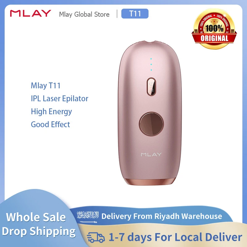 

Mlay T11 IPL Laser Home Use Epilator With Unlimited Shots Small Portable Hair Removal Machine For Body Facial Bikinis Women