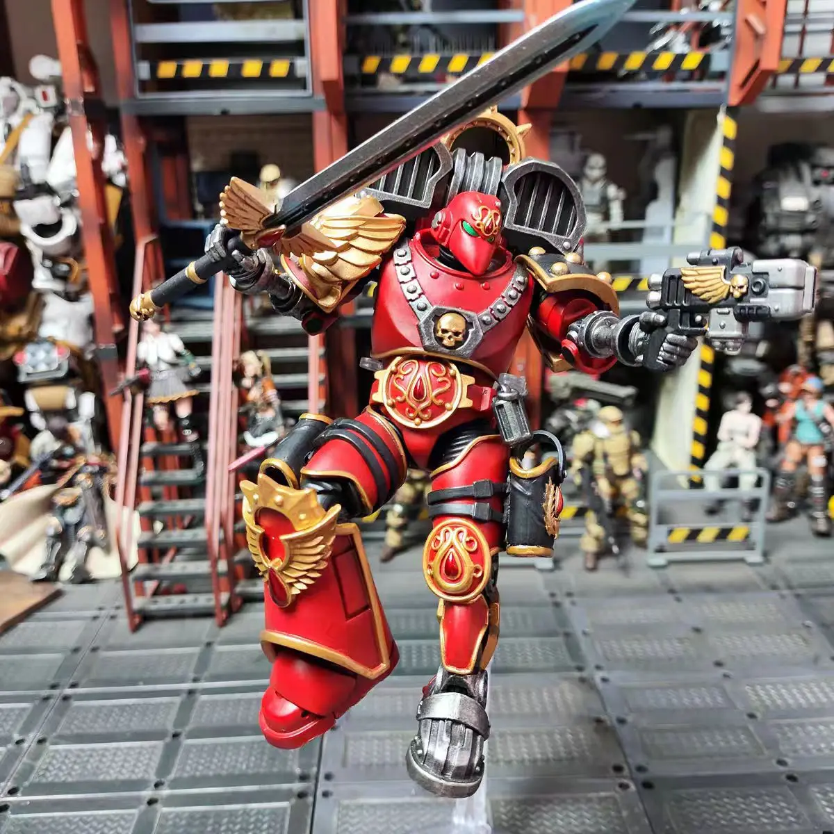 【24-Hour Shipping】JOYTOY Warhammer 40K Blood Angels Dominion Zephon 1/18 Action Figure Toys Anime view 6