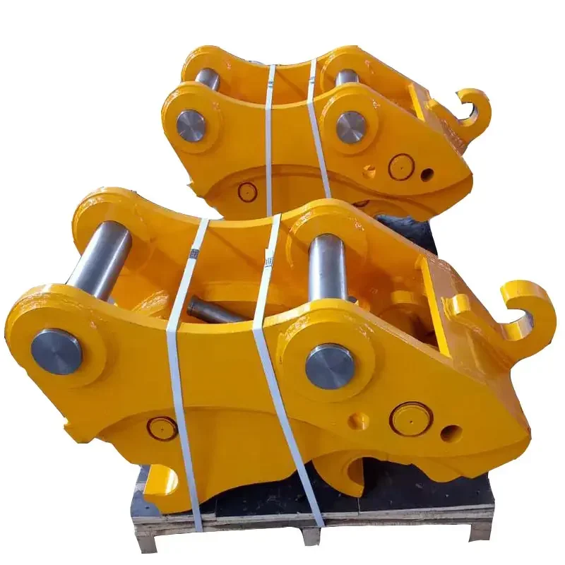 

Excavator hydraulic double lock quick coupler connector tilt swivel connector