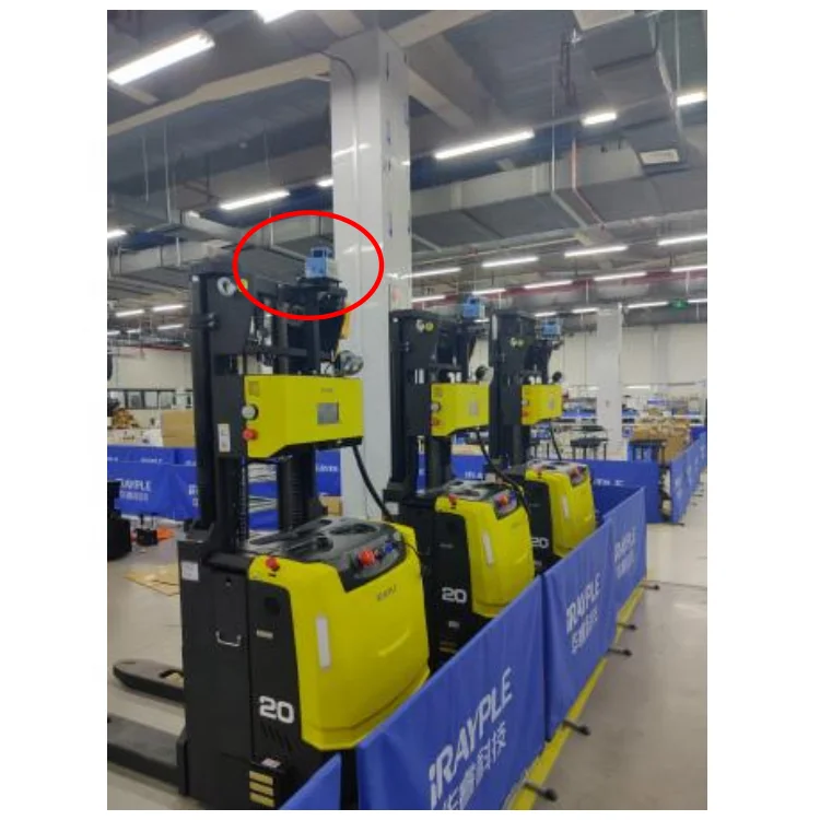 للروبوت الداخلي والخارجي، AGV تجنب عوائق الملاحة Olei LR-1F 50m TOF 2D 360 درجة 25 هرتز مستشعر LiDAR مناسب للمسح