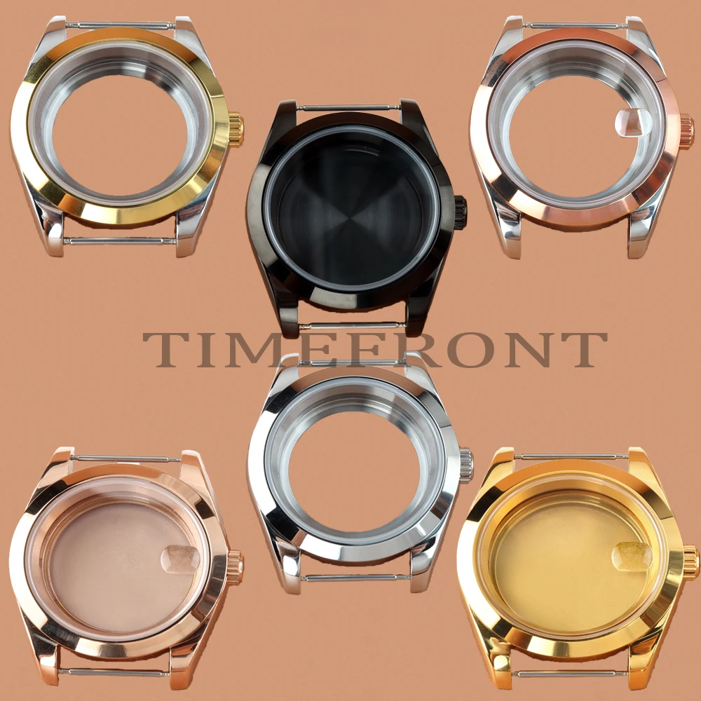 

36mm 39mm NH35 Modified Stainless Steel Watch Case Replacement Watch Accessories Fit Datejust NH35 NH36 Movement 28.5mm Dial