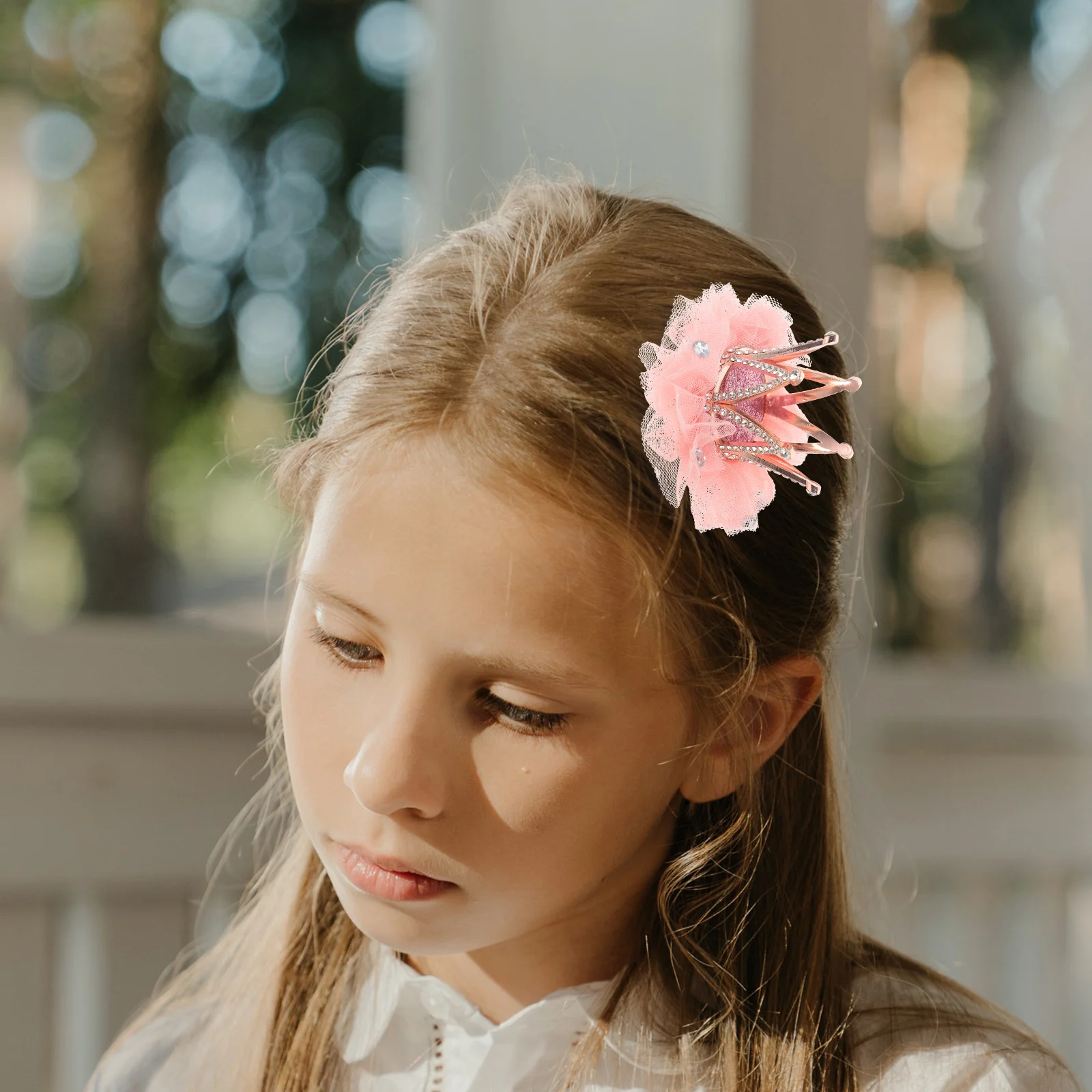 

Crown Hairpin Baby Accessories Clip Toddler Crowns and Tiaras Decorate Clips for Little Girls Birthday