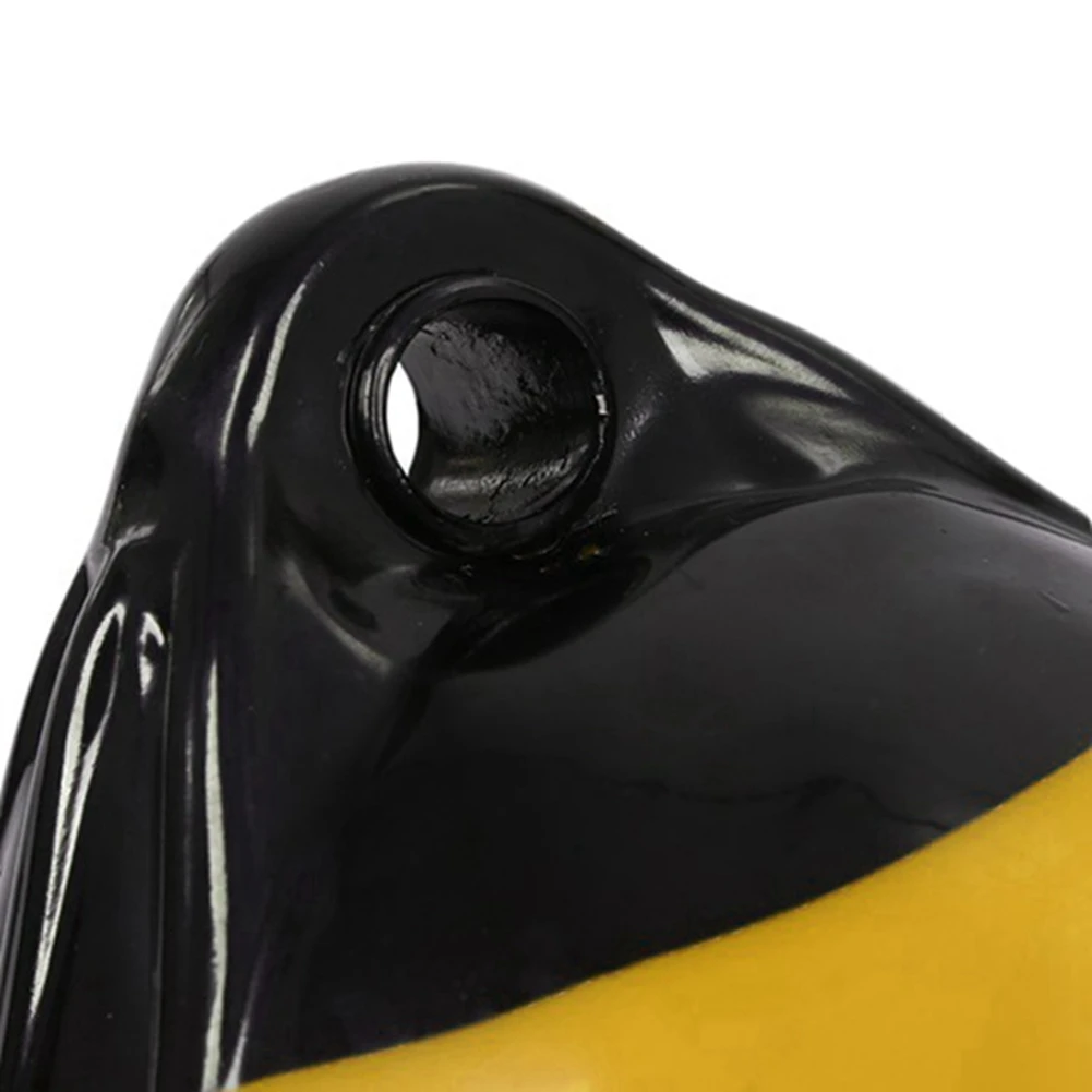 Heavy Duty PVC Boat Fender Ball Round Anchor Buoy Dock Bumper Ball Inflatable Protection Marine Mooring Buoy Yellow