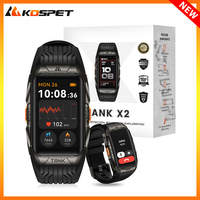 KOSPET TANK X2 Smart Watches For Men 5ATM Waterproof 1.64'' AMOLED Bluetooth Call 170 Sport Modes Military Smart Watch