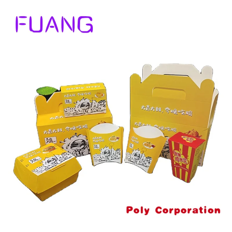 

Custom Custom Printed Recycled Containers Take Away Food Burger Hamburger Box Packaging Sushi Cake Cookie Cheesecake Paper Boxe