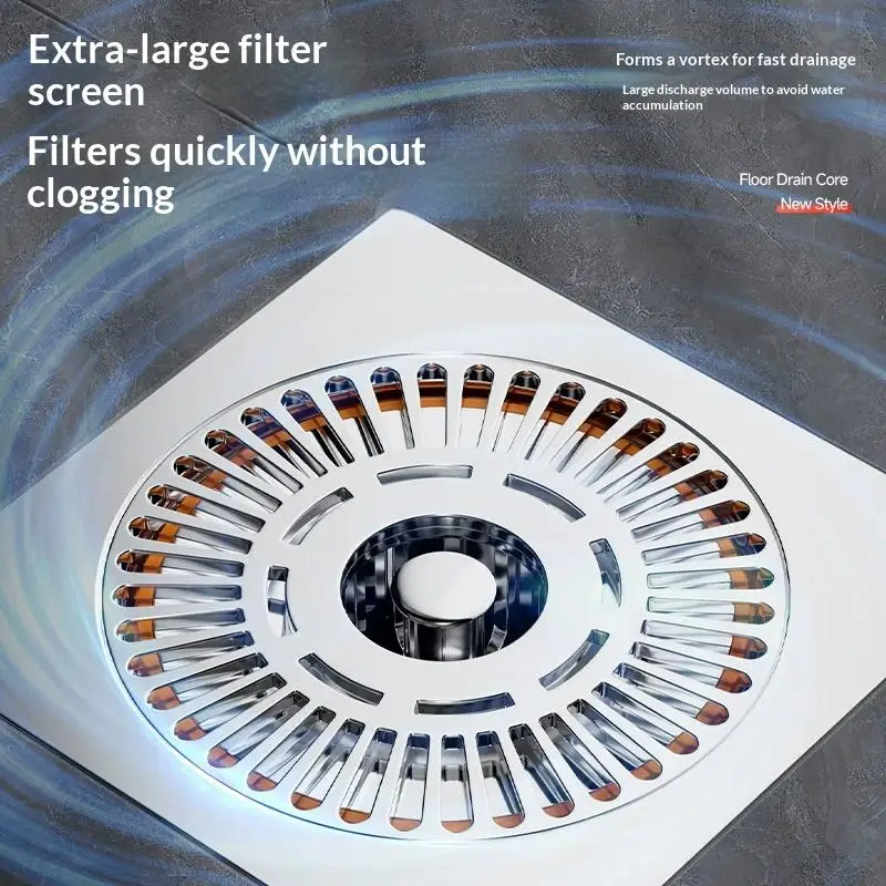 Draagbare anti-geur afvoerputje kern verwijderbare insectenpreventie wastafel filter vergiet afdichting stop voor keuken badkamer.