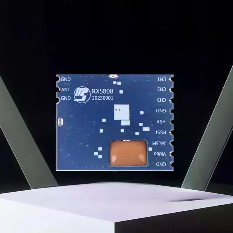 Maßgeschneidertes RX5808-Empfängermodul für RC-Hubschrauber, 4,9 G Bandbreite mit SPI-Steuerung