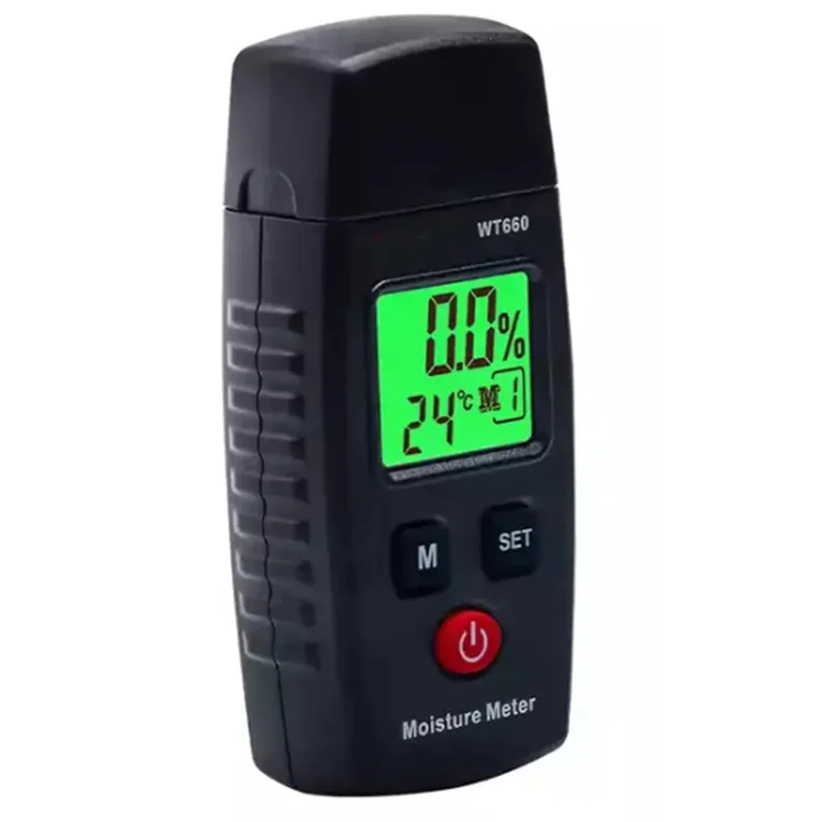 Wood Moisture Meter, Pin-Type Digital Moisture Detector, Water Leak Detector, Handheld Moisture Meter for Lumber, Walls