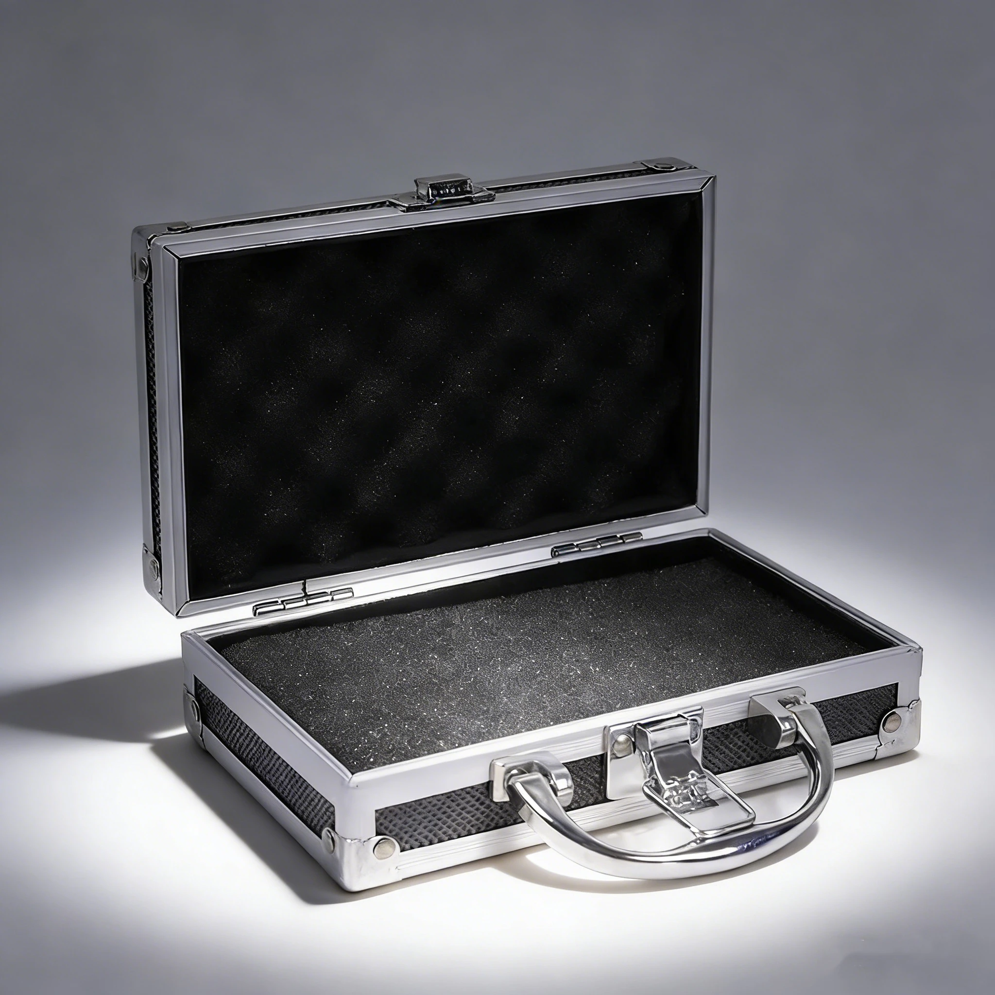 Tattoo Aluminum Storage Box Portable Multifunctional Hard Shell Durable Case for Makeup Tool Jewelry Box Tattoo Accessories