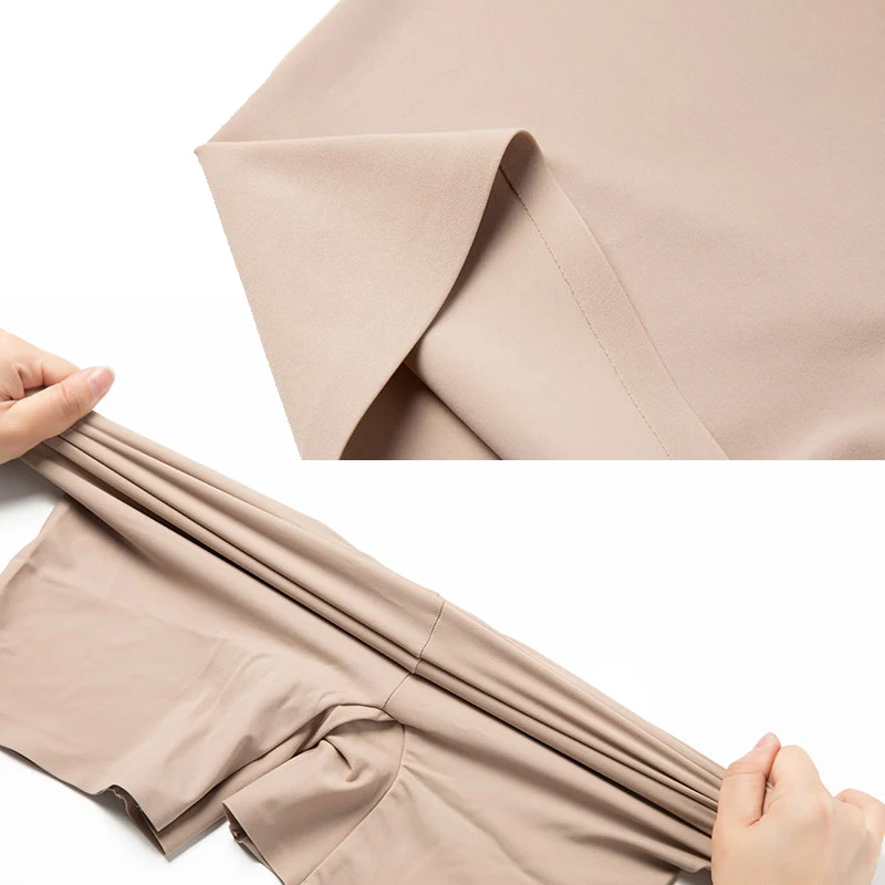 Anti rozaduras pantalones de seguridad Invisible bajo pantalones cortos de falda damas liso sin costuras ropa interior Ultra fino Control cómodo bragas