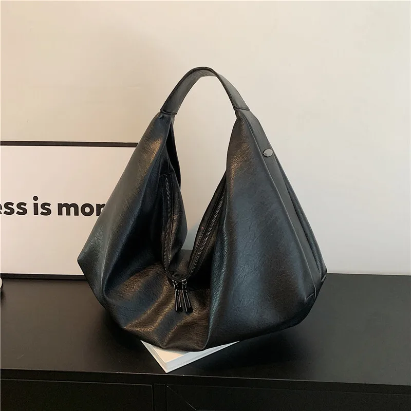 2024 New Women's Fashionable Casual Single Room Underarm Bag Large Capacity Trendy Tote Bag single shoulder bag