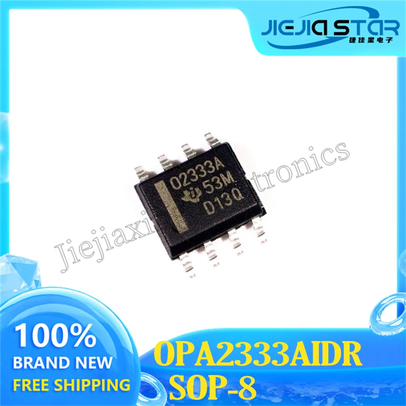 OPA2333AIDR OPA2333 O2333A SOP-8 100% amplificador operativo de doble precisión, Chip IC, punto electrónico, Original y nuevo