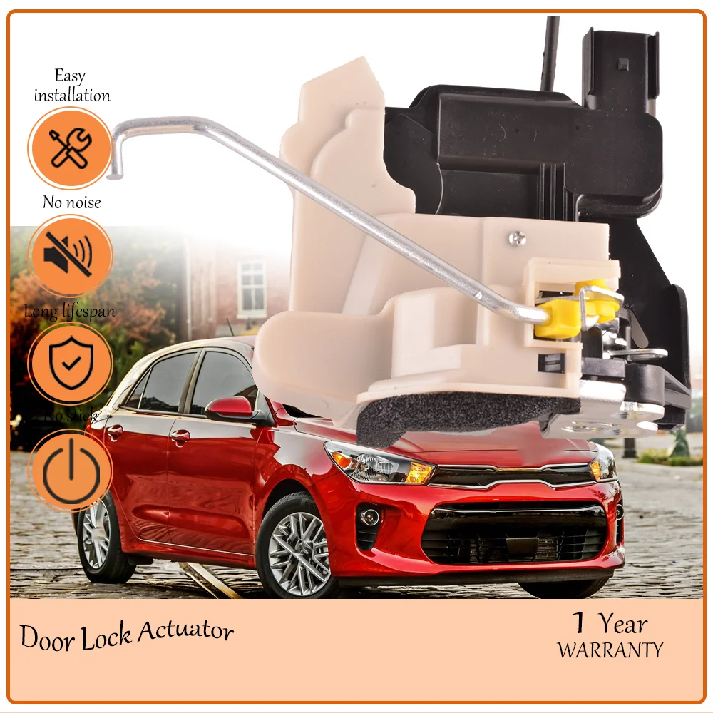 

4-Pin Front Right Lock Actuator,Made To Suit Kia Rio UB/QB/Pride2012–2018 1.6L,Long-Lasting Durability,OE 813211W060,81321-1W060