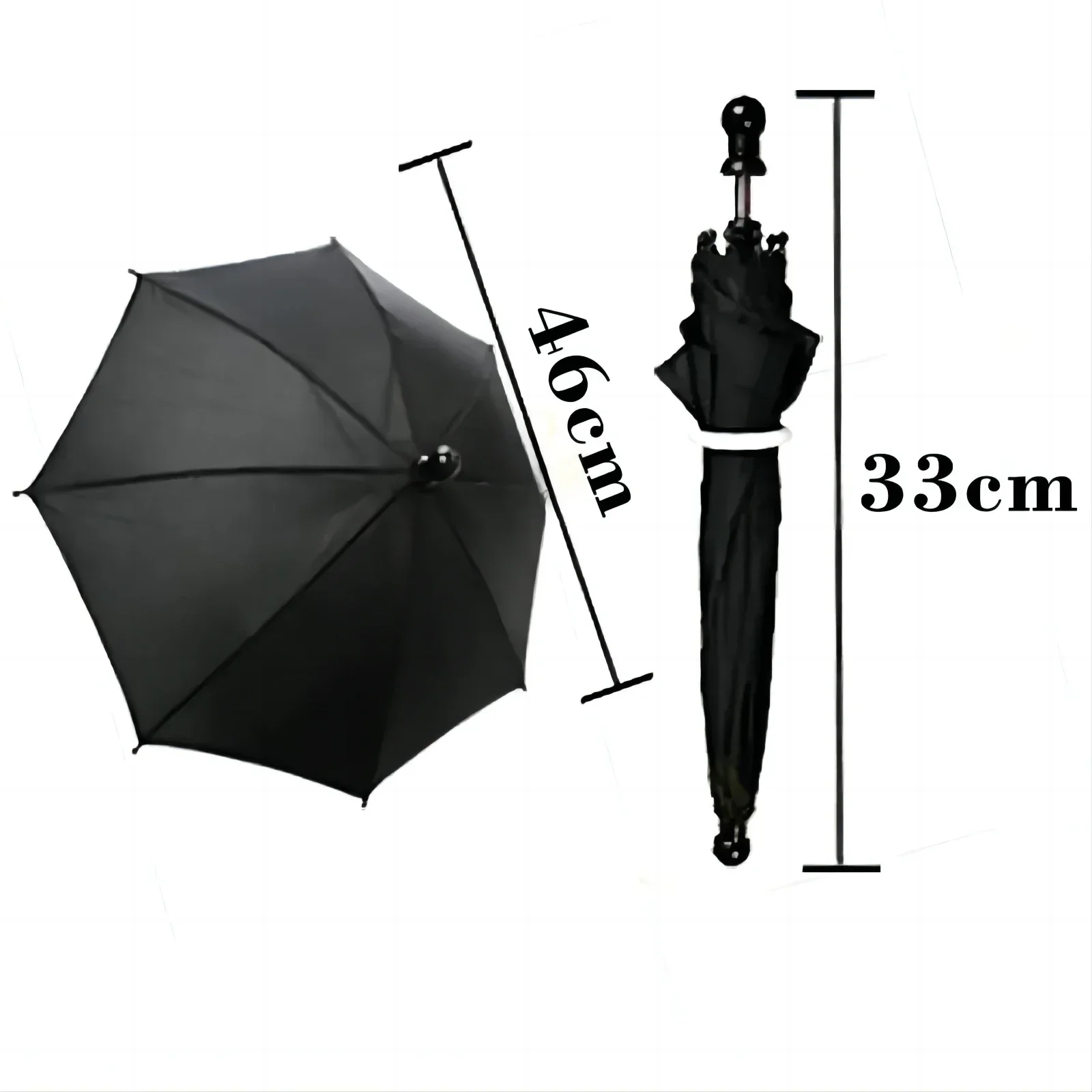 Umbrella Magic Trick (33cm Length) Magic Device Silk To Umbrellas Stage Magic Accessories Magia Props Tricks Magician Illusions