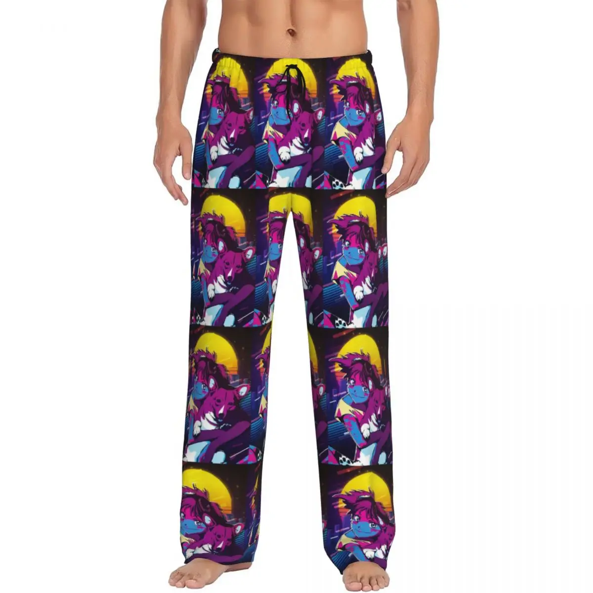 calcas-de-pijama-de-anime-cowboy-bebop-personalizadas-para-homens-manga-de-desenho-animado---lounge-sleep-calcas-de-dormir-com-cordao-e-bolsos