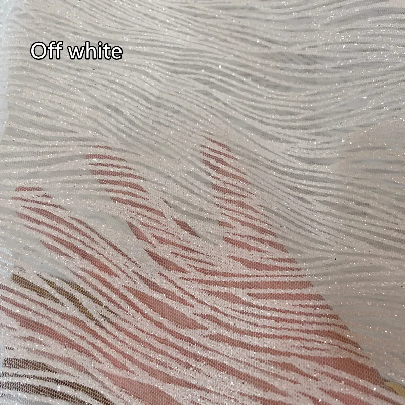 Mehrfarbiges Glitzer netz garn, heißes Diamant spray, Gold und Silber, heiß prägen des Hochzeits kleid gewebe, neuer Stil – Detail 4