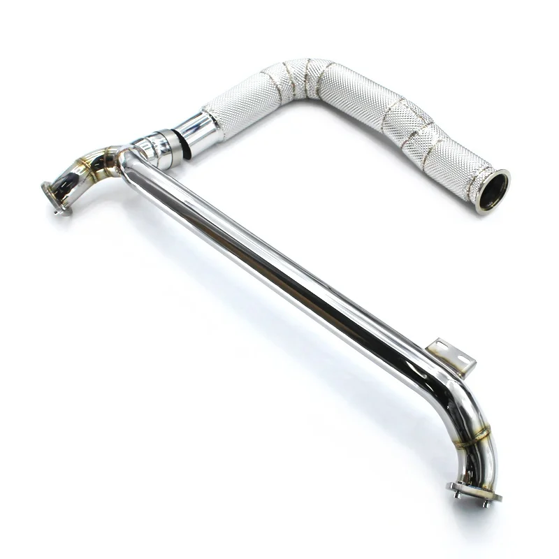 Head Section High flow Pipes Exhaust Pipes branch downpipe Exhaust Pipe with catalyst  For Porsche 718 2.0T 2016 