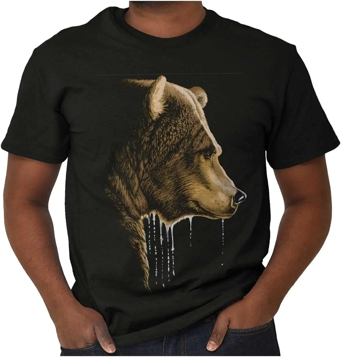 Grizzly Bear Hunting Season Hunter Graphic T Shirt Men or Women