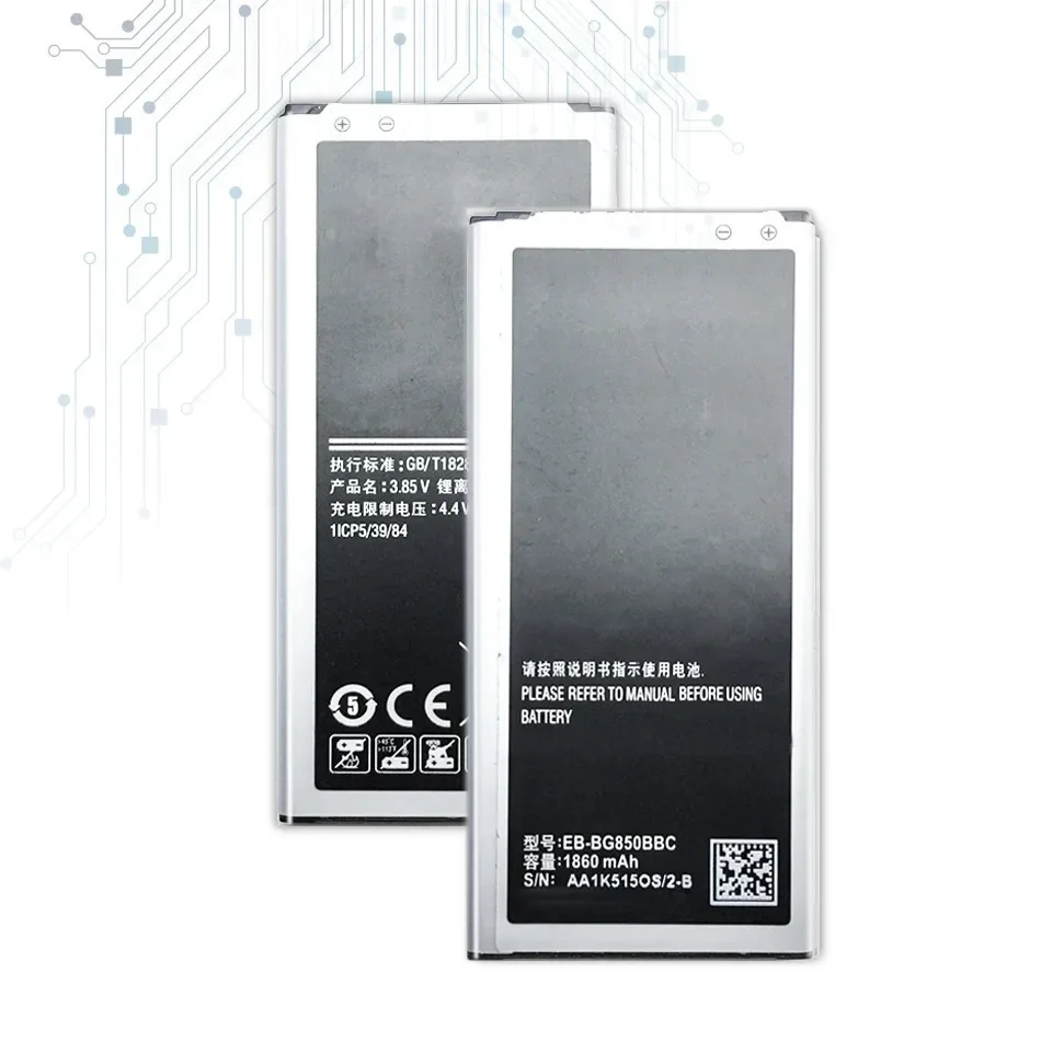 1860mAh Battery EB-BG850BBC For Samsung Galaxy Alpha G850F G8508 G850M G8509V G8508S Batteria + Tracking Number