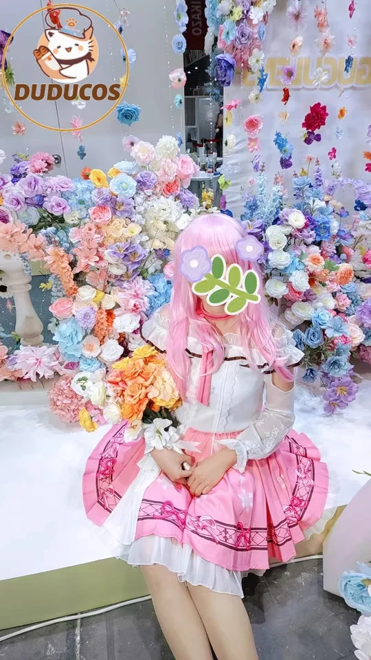 IN STOCK Nikki Cosplay Costume Game Infinity Nikki DUDU-SR Women Cute Pink Dress Nikki Snow Dress Cosplay Lolita Halloween view 5