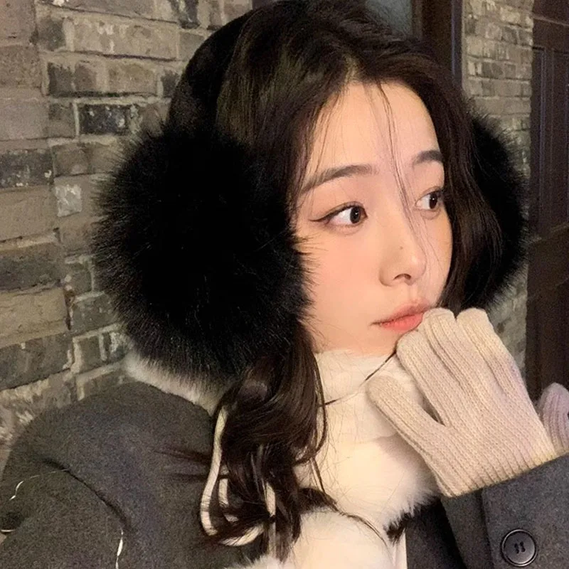 Morbido Peluche Scaldaorecchie Invernali Paraorecchie per Donna Uomo Moda Tinta Unita Paraorecchie Protezione dal Freddo Esterno Paraorecchie Copriorecchie