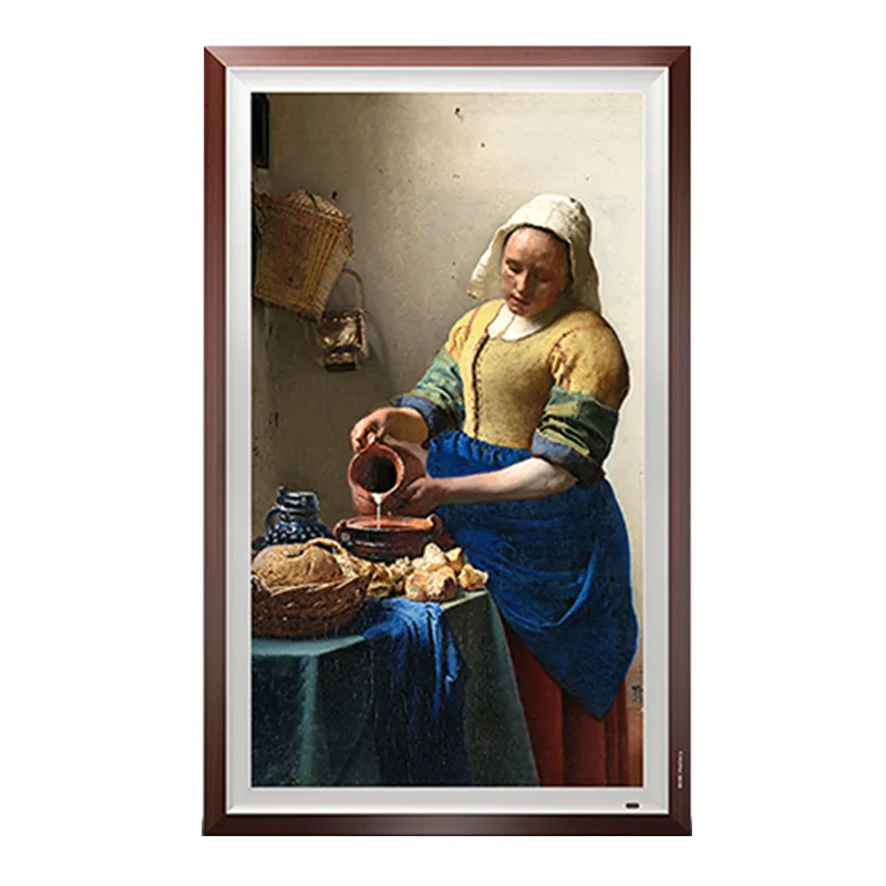 آلة إعلان إطار الصورة الخشبية من BOE، والإلكترونيات المنزلية والتجارية عالية الوضوح، وإطار الصورة الرقمي