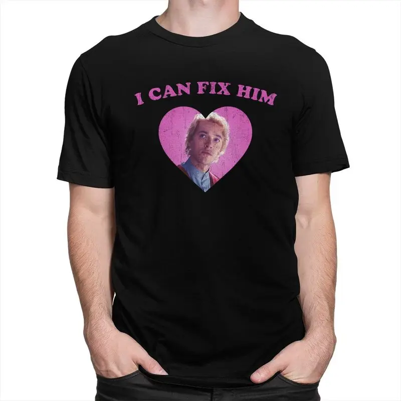 Custom Kawaii I Can Fix Him Coriolanus T Shirts Men Short-Sleeve T-shirts Summer Tee Pre-shrunk Cotton Tshirt Merchandise