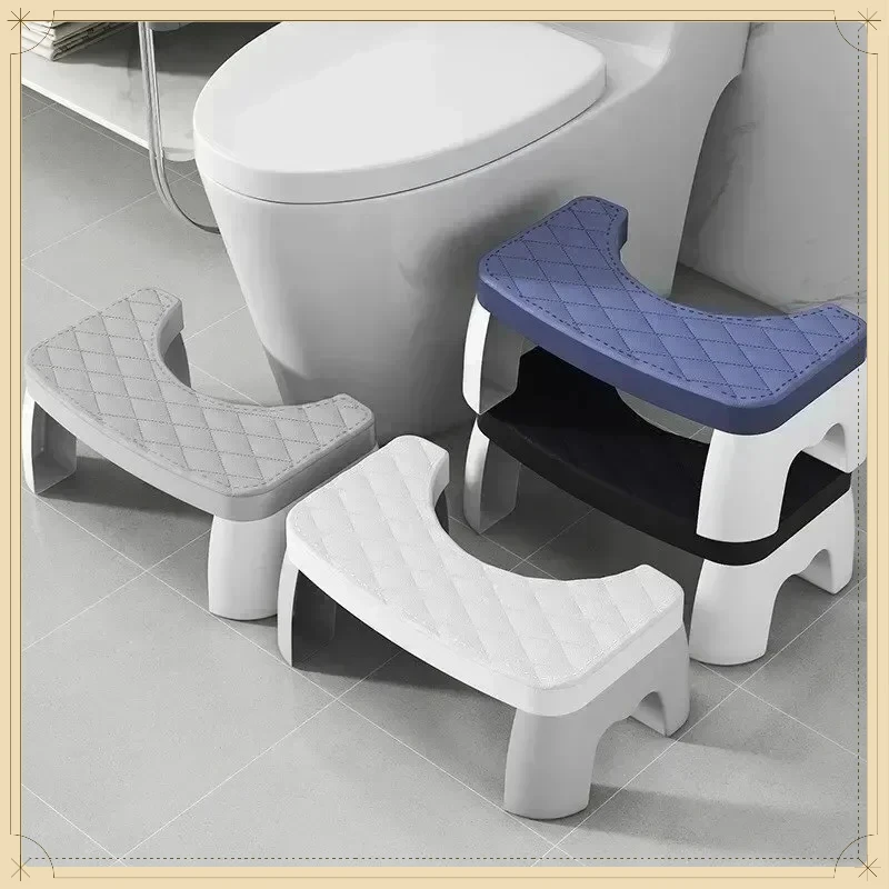 Waterproof Toilet Squat Stool Portable Bathroom Foot Stool for Adults Kids Pregnant Women Elderly Squatty Potty Aid