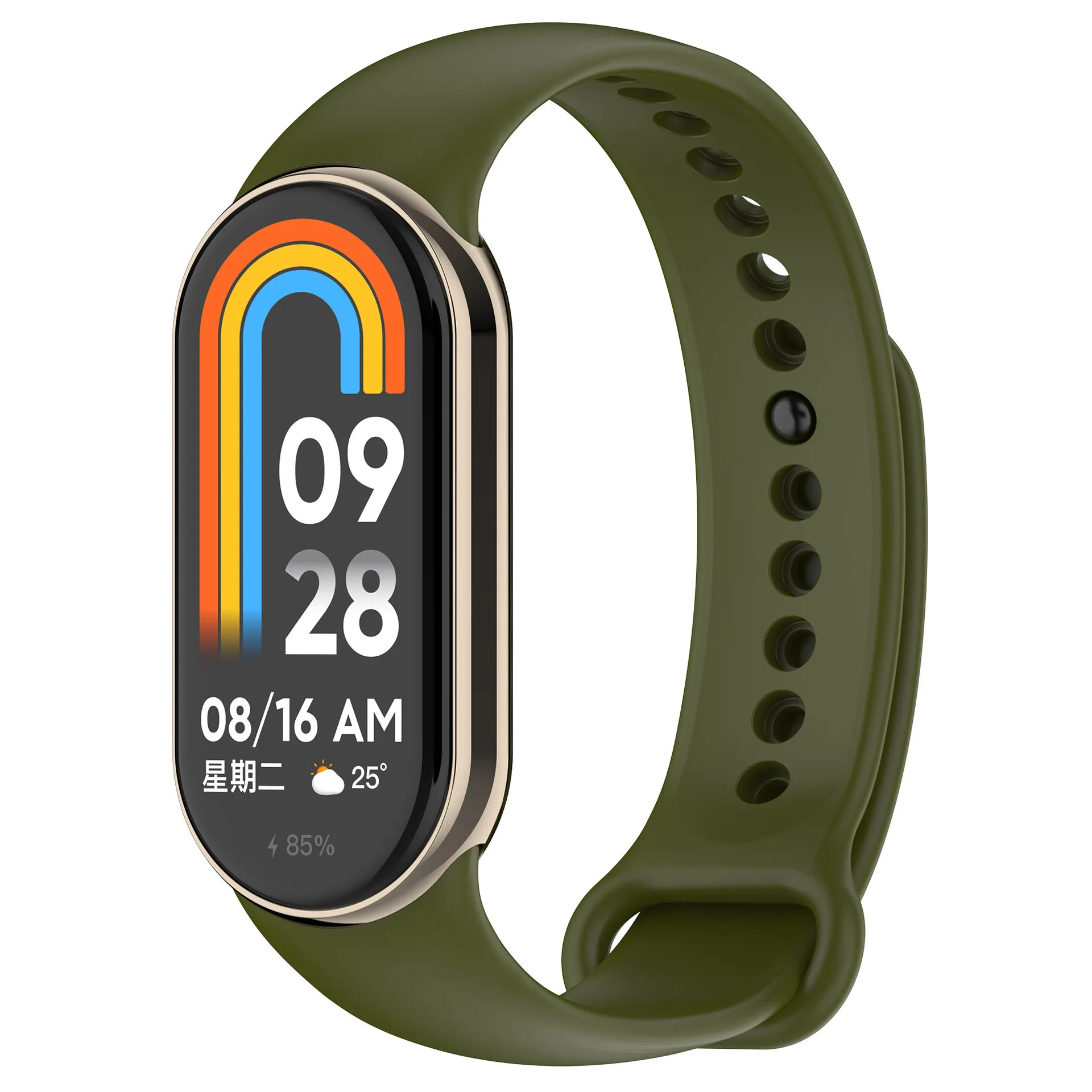 Pulseira de substituição de silicone para Xiaomi Mi Band 8, NFC Bracelet, Sport Belt, Smartwatch Bracelet, Pulseira, 9