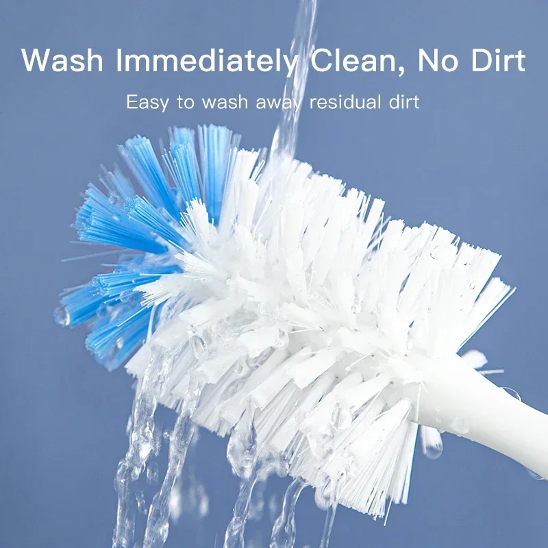 1/2Pcs  Cup Cleaning Brush Baby Bottle Brush Pacifier Brush Long Handled Rotating Cup Brush Water Cup Cleaning Brush view 6