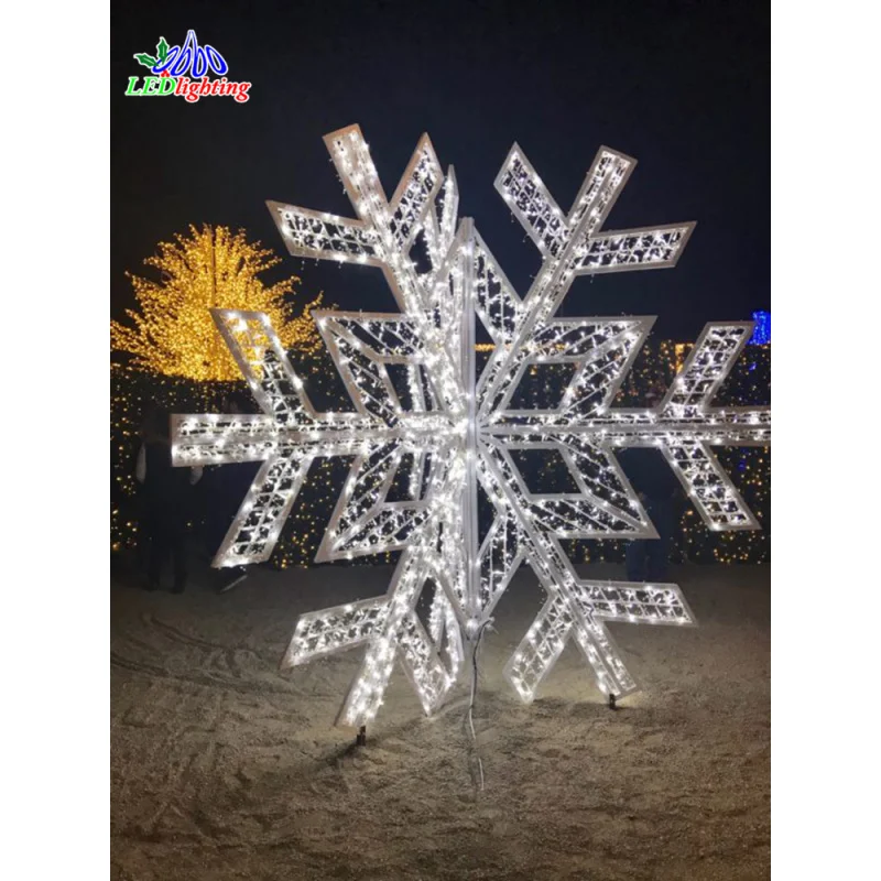 Personalizzato. Design personalizzato del fiocco di neve della luce della corda del LED impermeabile all'aperto