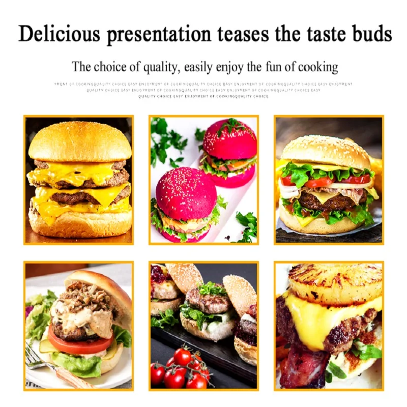 110 فولت 220 فولت آلة تحميص همبرغر آلة شواء البرجر الألومنيوم طبقة مزدوجة دفعة كعكة سخان محمصة