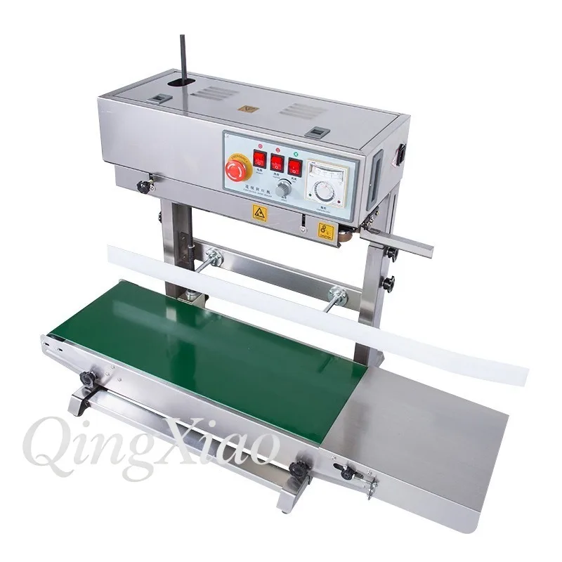 FR770 Vertical Automatic Continuous Sealing Machine Commercial Sealer for Tea Aluminum Foil and Film Packaging Bags