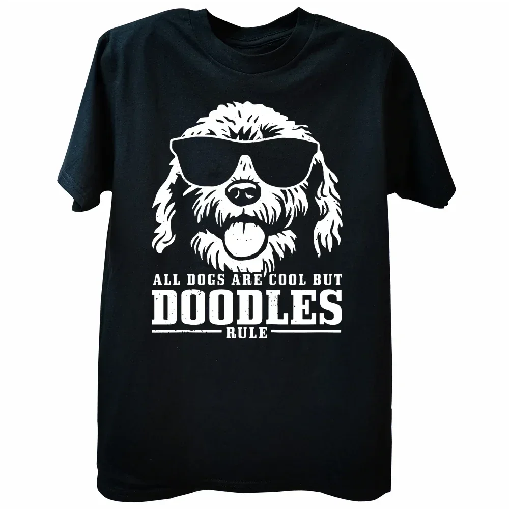 Goldendoodle Labradoodle All Dogs Are Cool But Doodle Rule T Shirts The Dood Short Sleeve Dog Dad Gifts T-shirt Mens Clothing