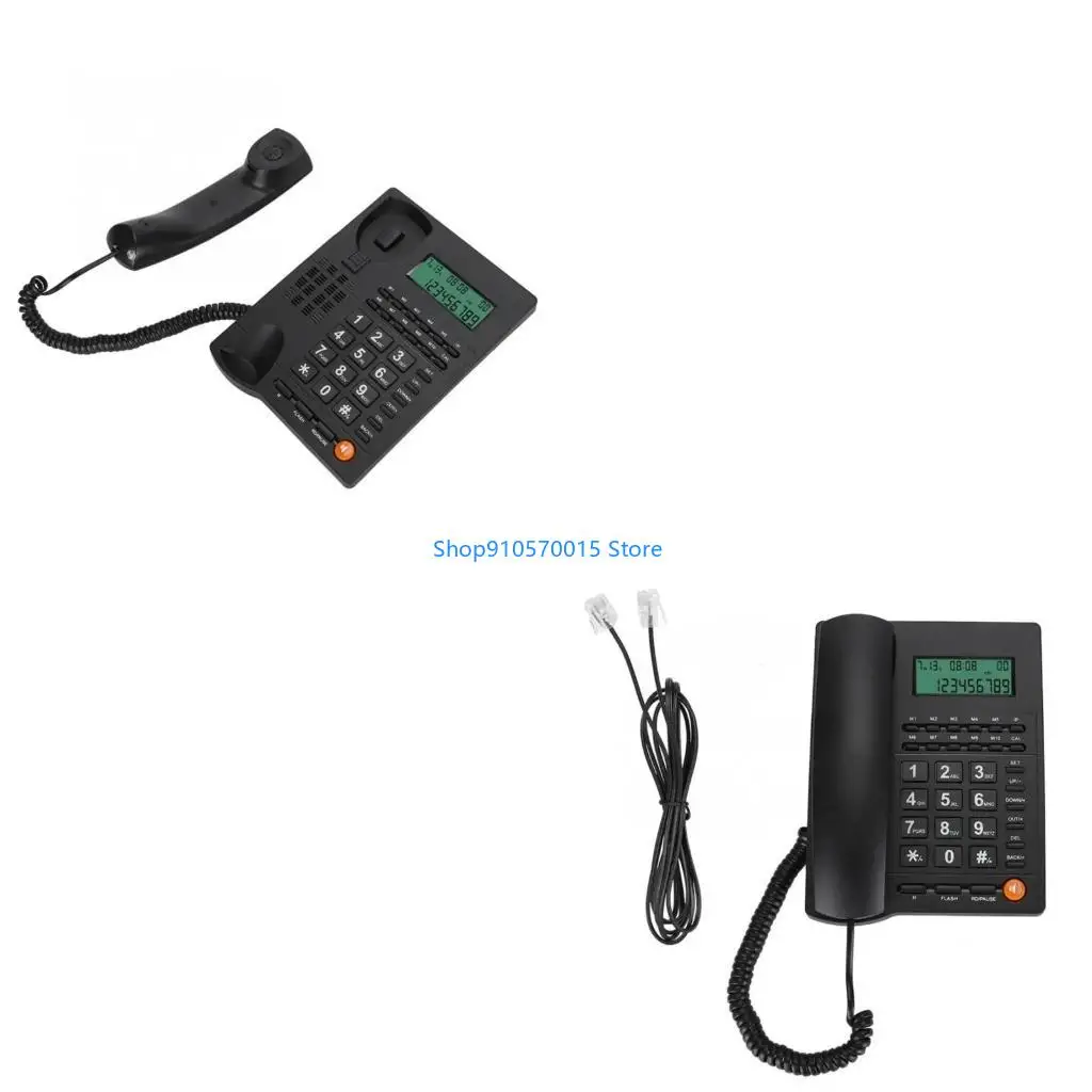 B95C Landline Telephone Desktop Telephone Fixed Telephone Caller Telephone Front Desk Home Office with Call Display Telephone