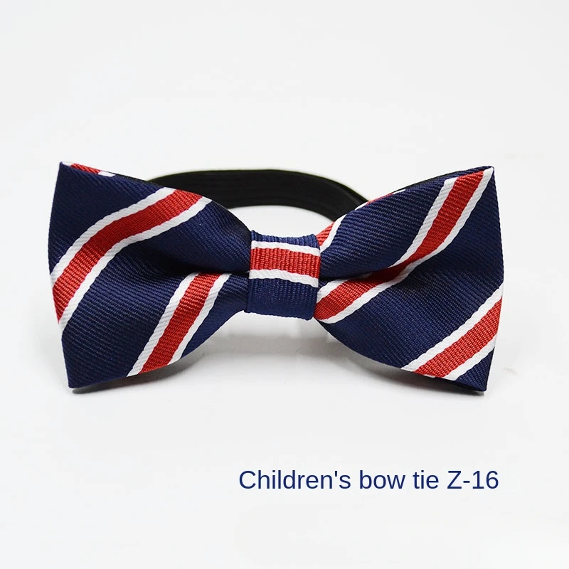 Flat Polyester Silk Cartoon Children\'s Bow Tie Fashion Jacquard Baby Bow Tie