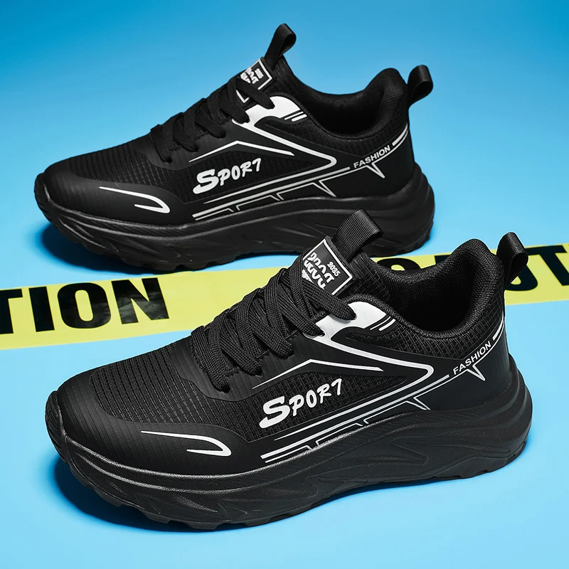 

A Best-selling, Fashionable and Versatile Large-sized Men's Casual Flat Heel and Comfortable PU Leather Lace-up Running Shoes