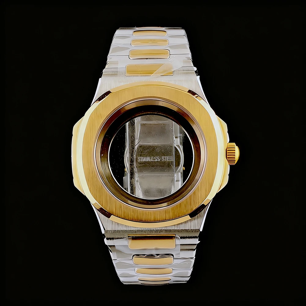 NH35 watch case men's watch custom logo stainless steel case suitable for NH35 movement watch accessories