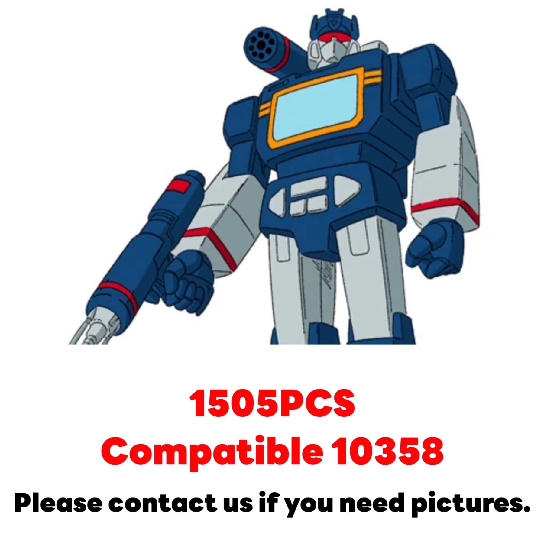 

Новый продукт, совместимый с моделью робота 10358, строительные блоки, сделай сам, креативная сборка, образовательная строительная игрушка в подарок