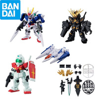 Bandai Genuine Gundam MSE02 Gashapon Toys Double 0 Gundam Banshee GM Anime Figure Model Decoration Children's Birthday Gifts