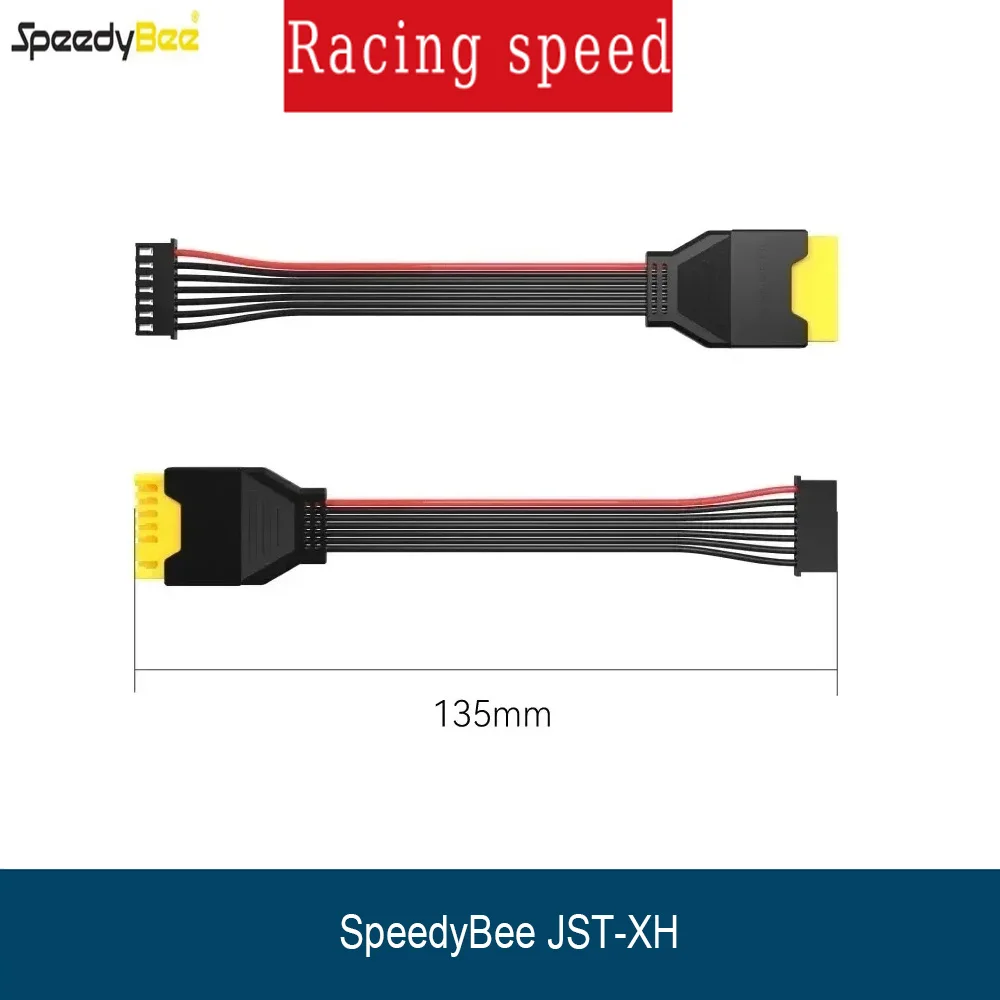 SpeedyBee JST-XH Balance Extension Cable 22AWG 135mm 2-6S LiPo for FDQ Discharger RC FPV Drone Battery Wire