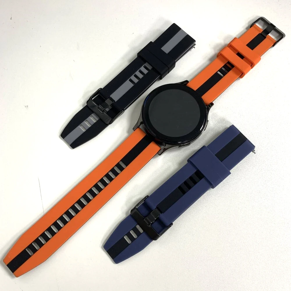 Силиконовый ремешок для HUAWEI WATCH 5 46 мм GT 5 Pro GT5 4 GT 3 2 42 мм 20 мм 22 мм Сменные ремешки HONOR Magic Watch 4 GS 3 Pro Браслет
