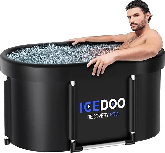 Bañera Portátil Plegable para Recuperación Deportiva, Nueva Bañera de Hielo para Atletas, Bañera de Terapia de Frío, Bañera Portátil para Inmersión en Frío