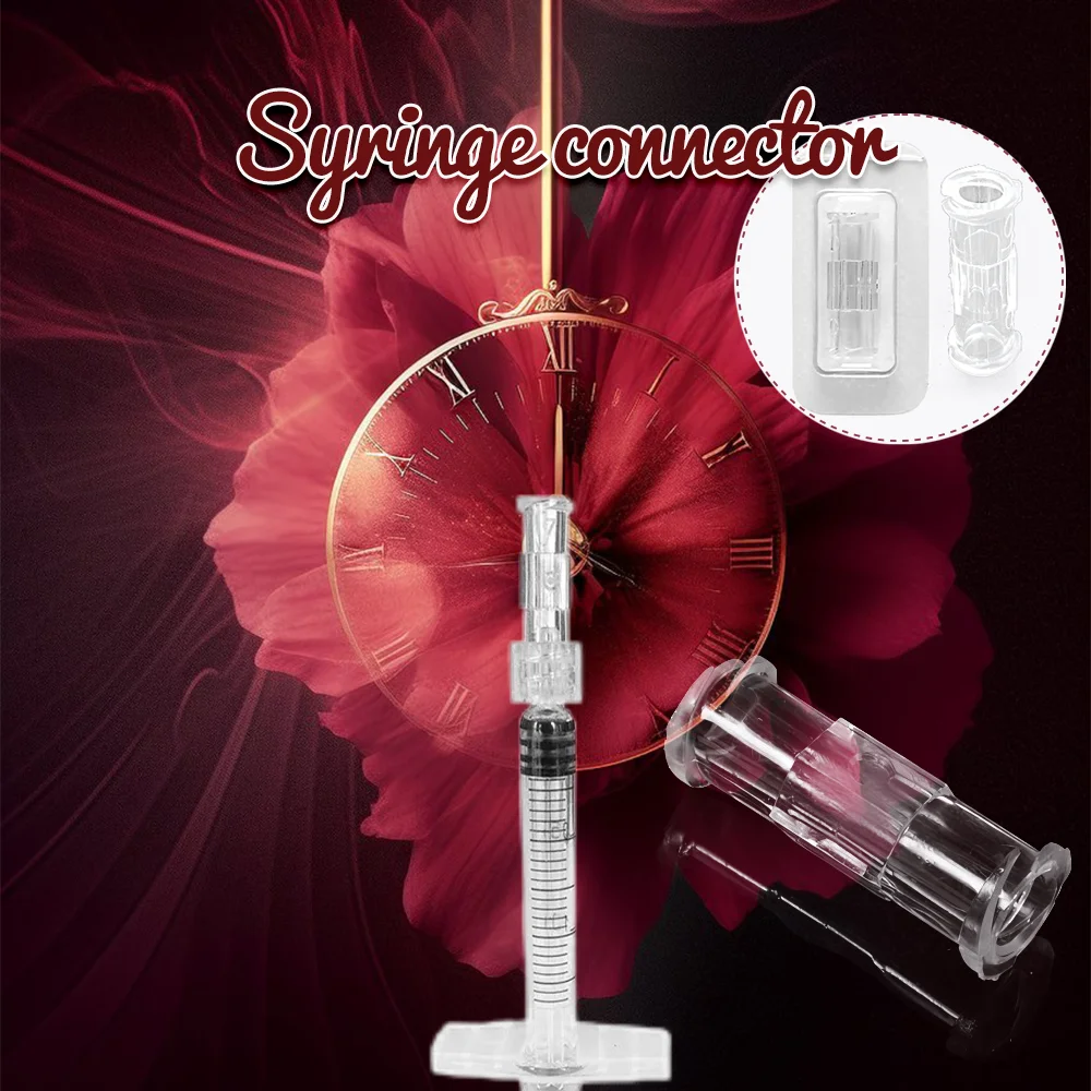 Luer Thread Connector Pp Material Transparent Syringe Double-Way Connector Easy And Durable Use In Sterile Environment Drug Guid