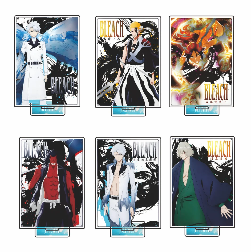 BLEACH Thousand-Year Blood War Kurosaki Ichigo Acrylic Standee Key Chain Cartoon Tabletop Decoration Home Ornament