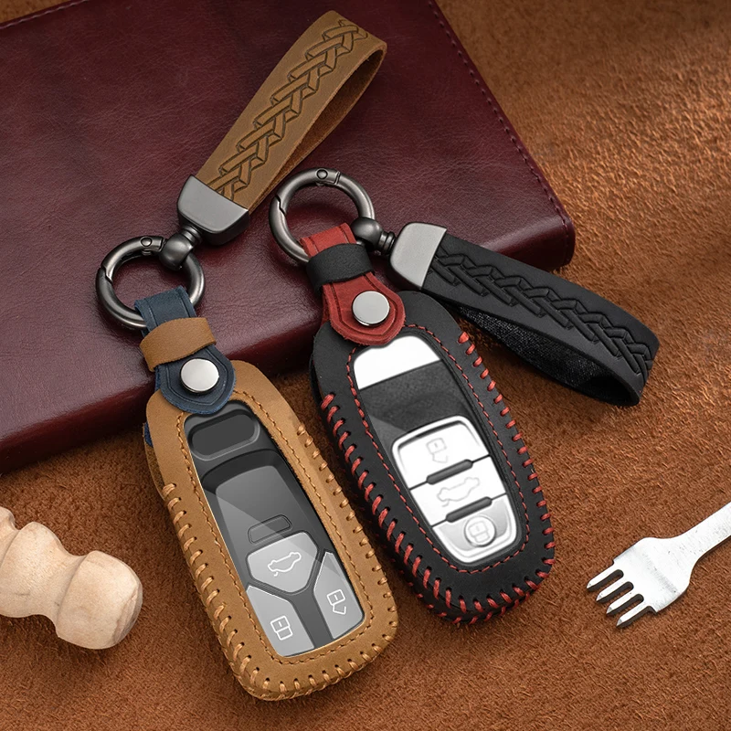 

Car Remote Key Case Cover Shell For Audi A1 A3 A4 B9 A5 A6 Q3 Q5 4M Q7 TT TTS RS Coupe Protector Holder Fob Accessories